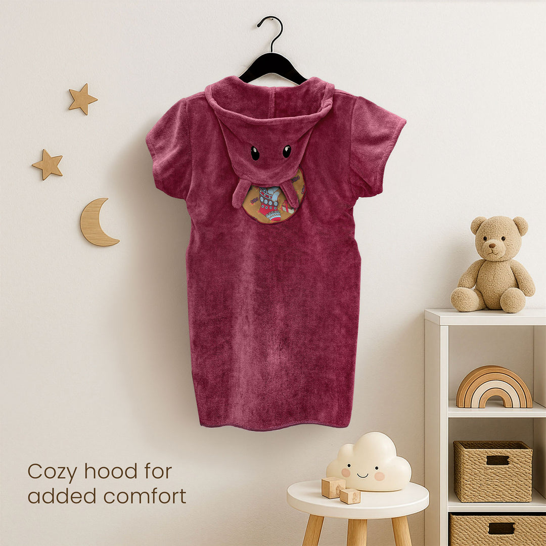 Hooded Bathrobe For Kids (Age 3-7 years)