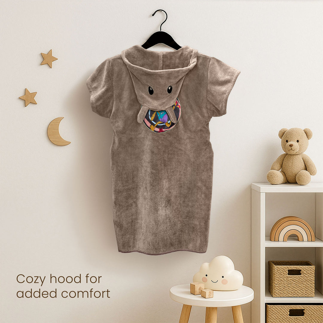 Hooded Bathrobe For Kids (Age 3-7 years)