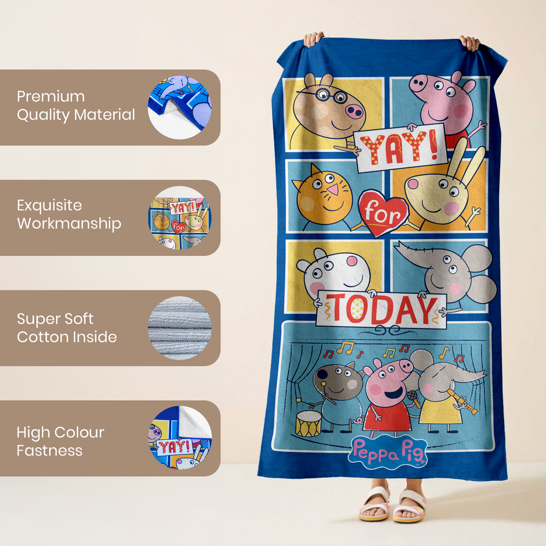 Peppa Pig Kids Bath Towel (Today)