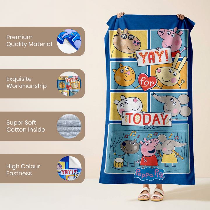 Peppa Pig Kids Bath Towel (Today)