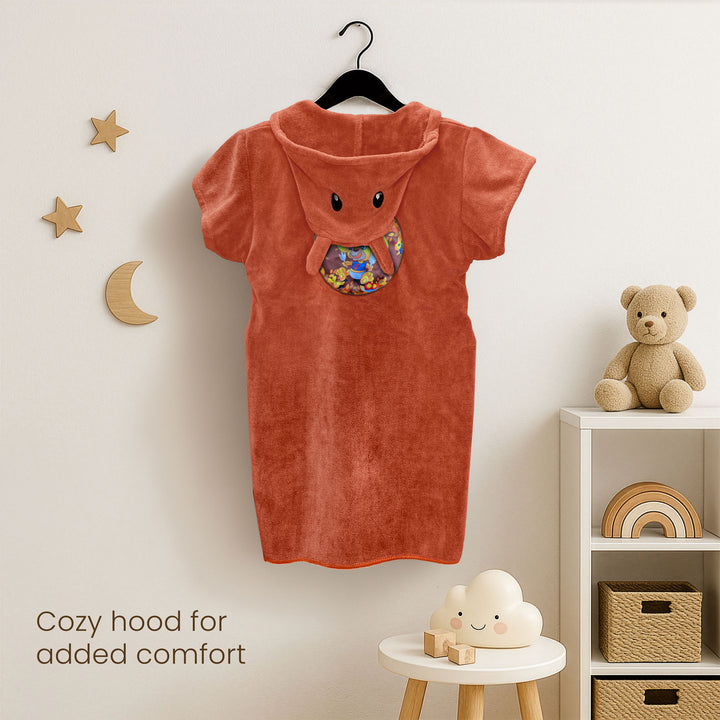 Hooded Bathrobe For Kids (Age 3-7 years)