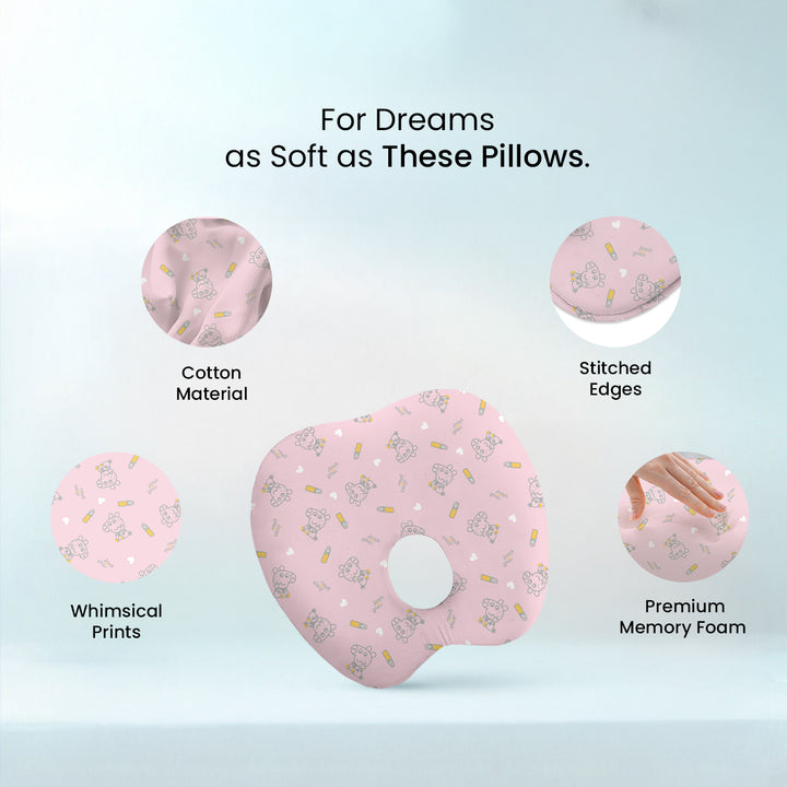 Peppa Pig Baby Head Shaping Memory Foam Pillow