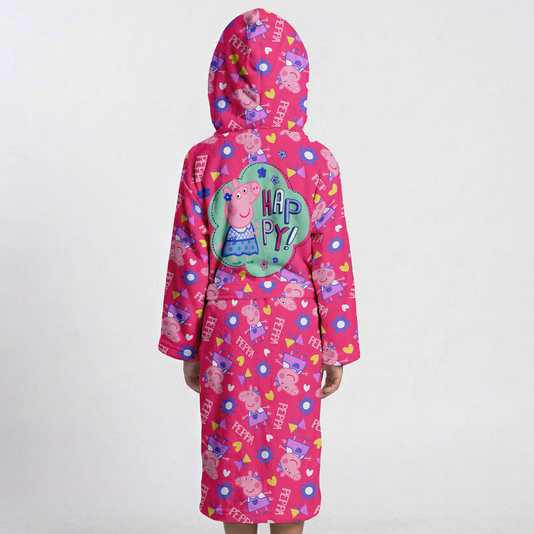 Peppa Pig Printed Cotton Bathrobe for Kids
