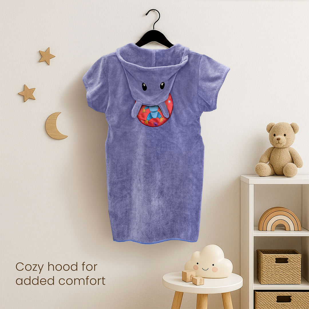 Hooded Bathrobe For Kids (Age 3-7 years)