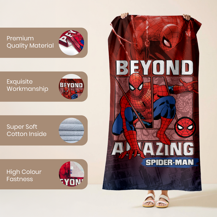 Spiderman Kids Bath Towel (Amazing)