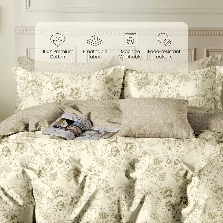 Anatolia Classic 100% Cotton Printed Bedsheet - 300 TC