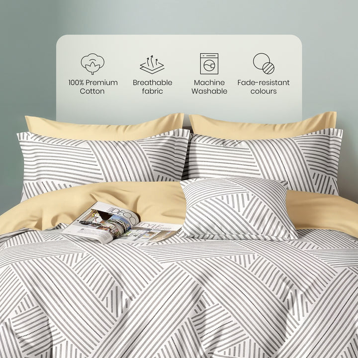 Anatolia Classic 100% Cotton Printed Bedsheet - 300 TC