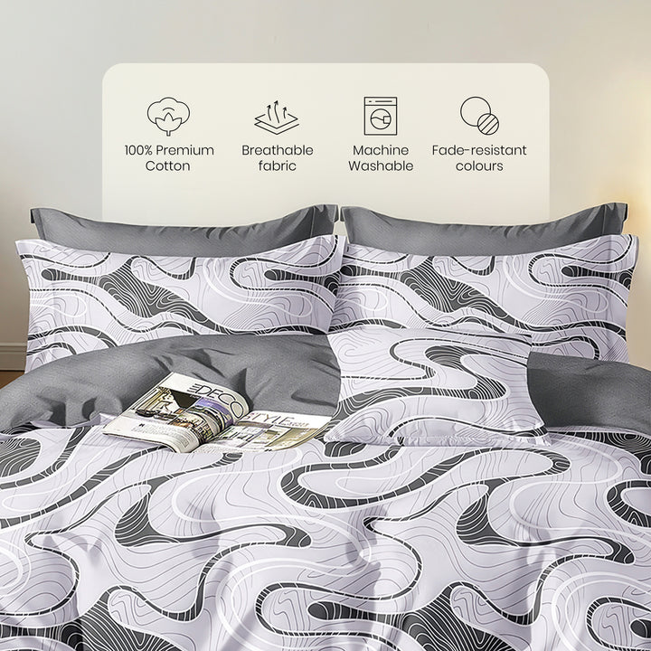 Anatolia Classic 100% Cotton Printed Bedsheet - 300 TC
