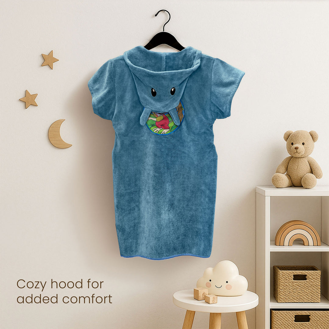 Hooded Bathrobe For Kids (Age 3-7 years)