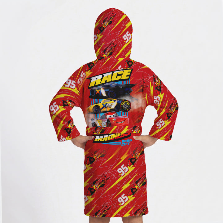 Disney Pixar Car Printed Cotton Bathrobe for Kids