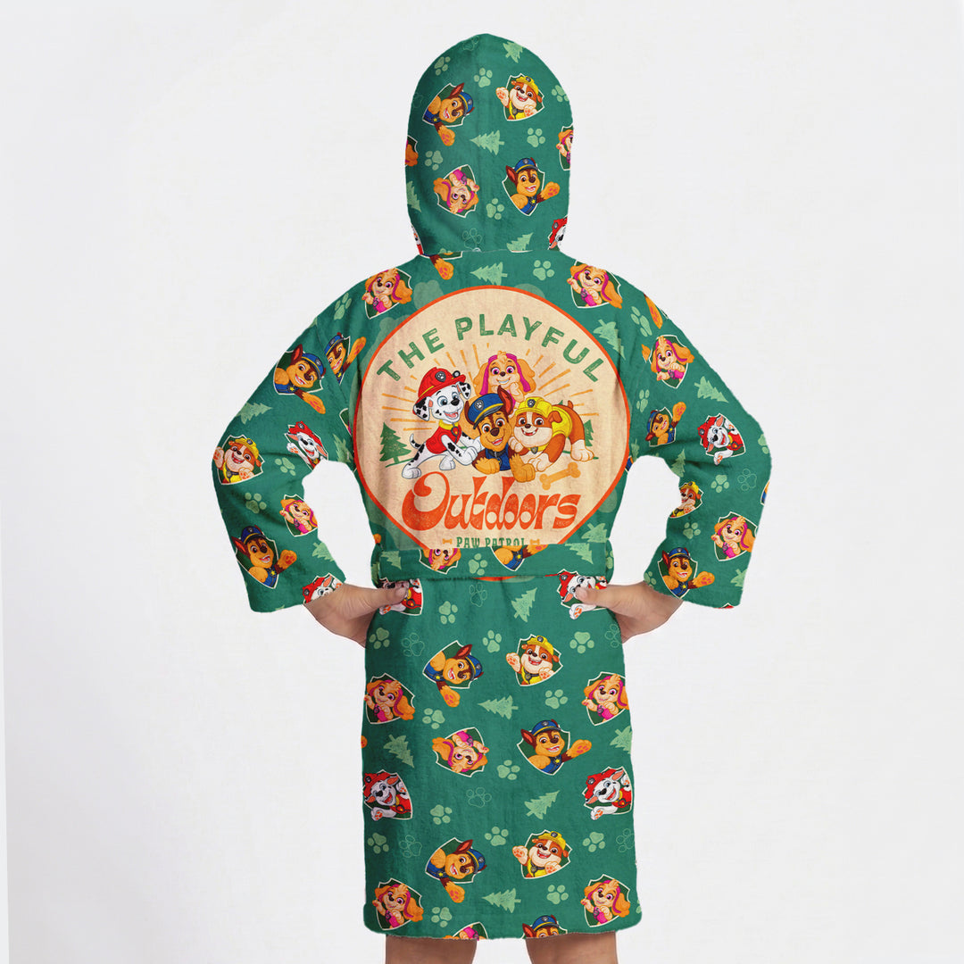 Paw Patrol Printed Cotton Bathrobe for Kids