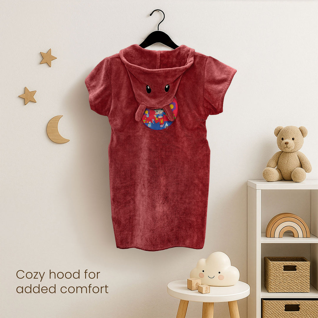 Hooded Bathrobe For Kids (Age 3-7 years)