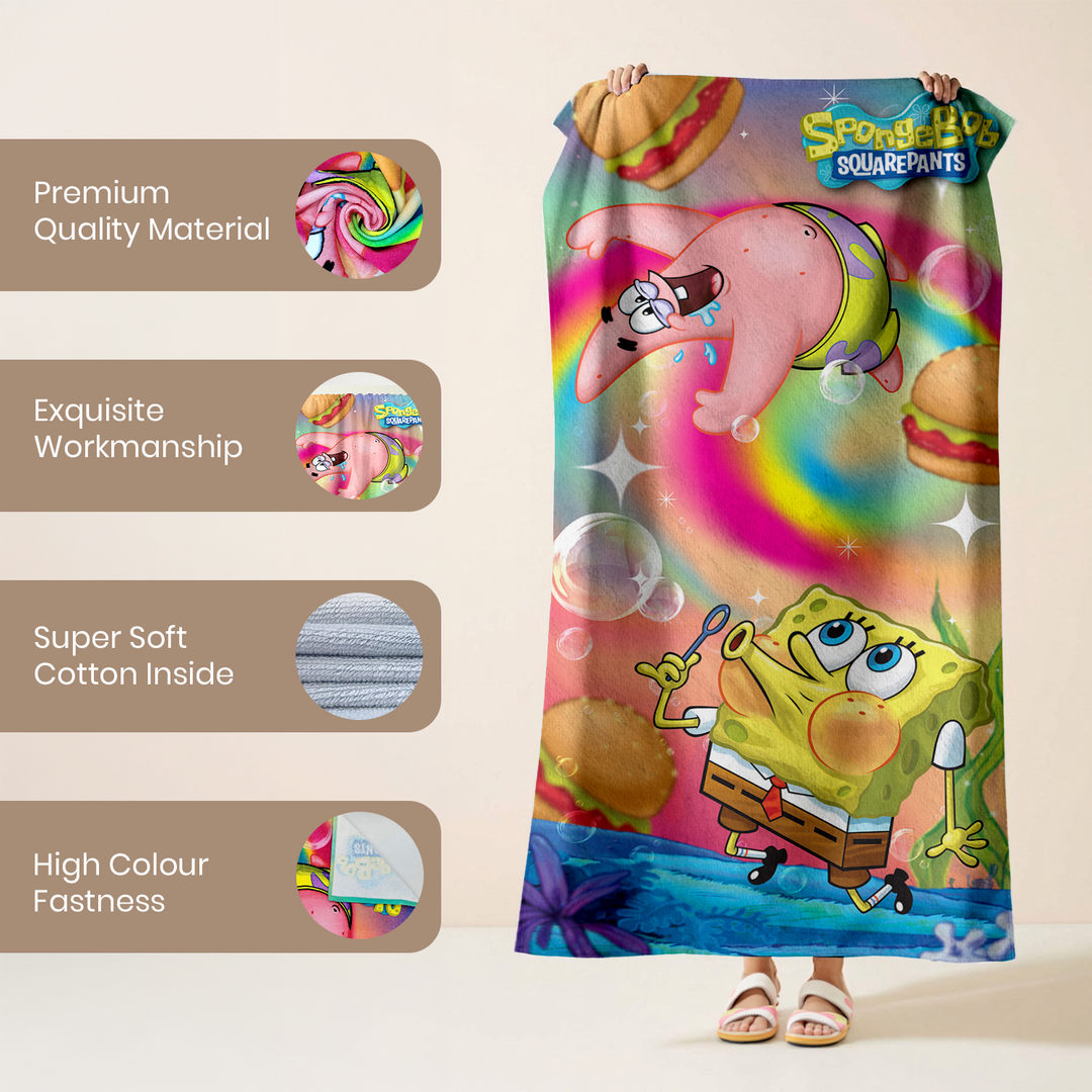 SpongeBob Kids Bath Towel