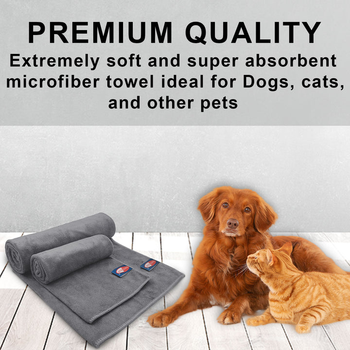 Ultra Soft Microfiber Pet Towel (Large)