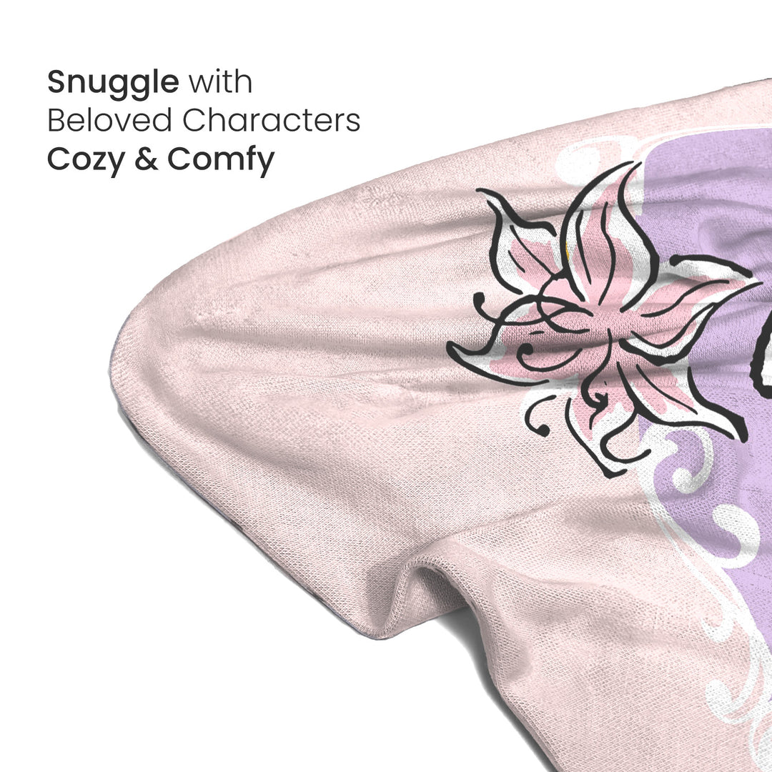 Disney Princess Kids Single Bed Knitted Blanket