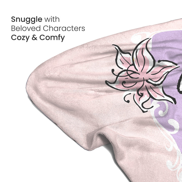 Disney Princess Kids Single Bed Knitted Blanket