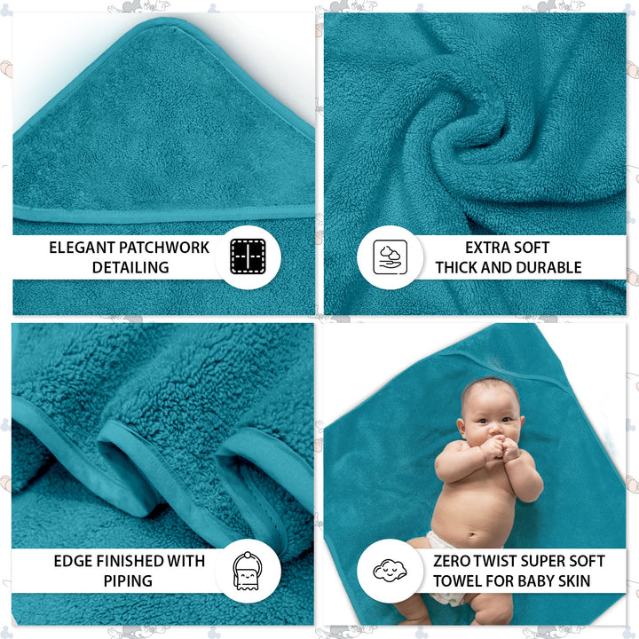 Tevel Zero Twist Baby Hooded Towel