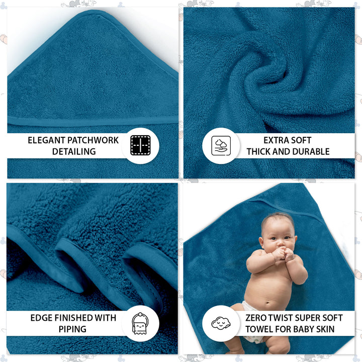 Tevel Zero Twist Baby Hooded Towel