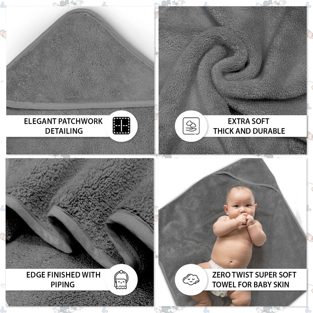 Tevel Zero Twist Baby Hooded Towel