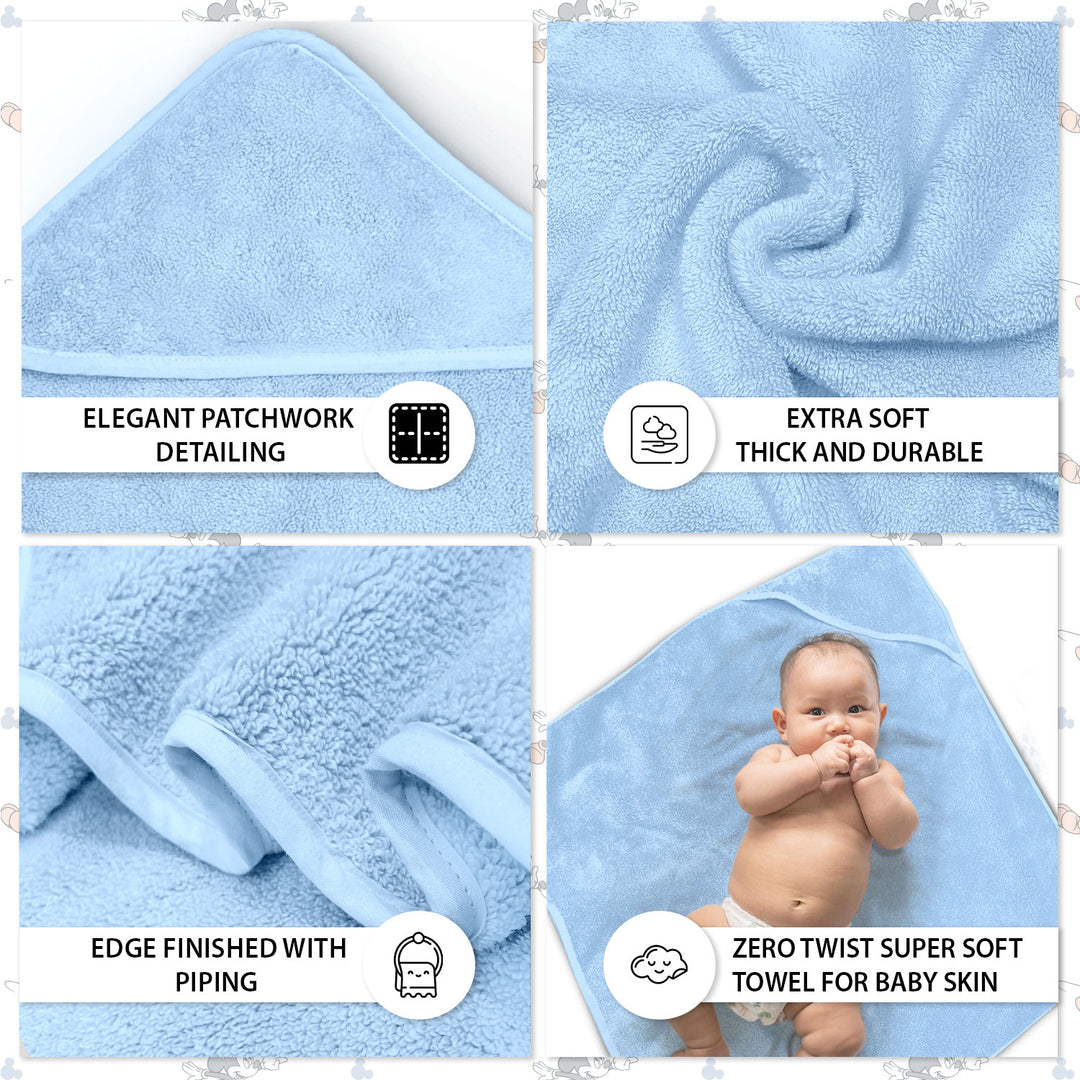 Tevel Zero Twist Baby Hooded Towel