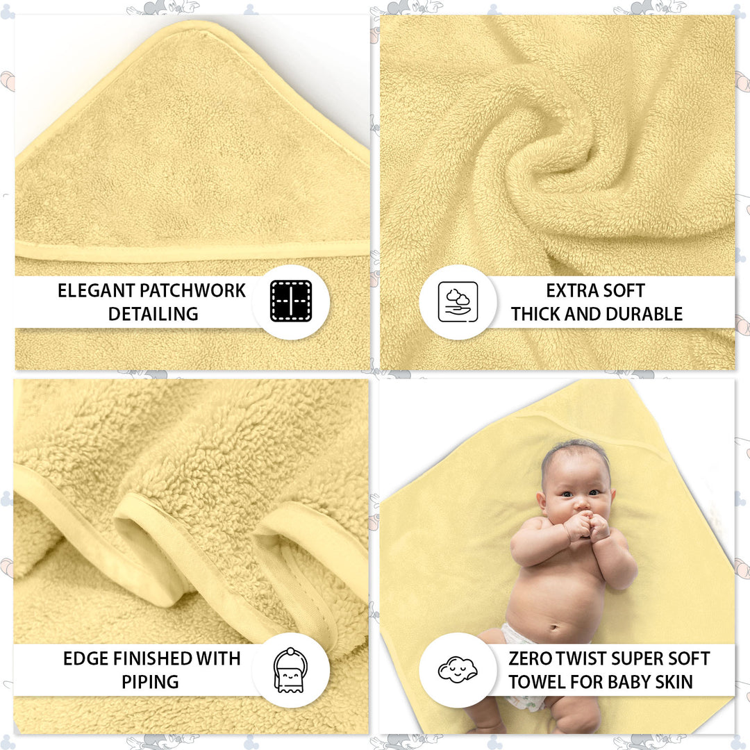 Tevel Zero Twist Baby Hooded Towel