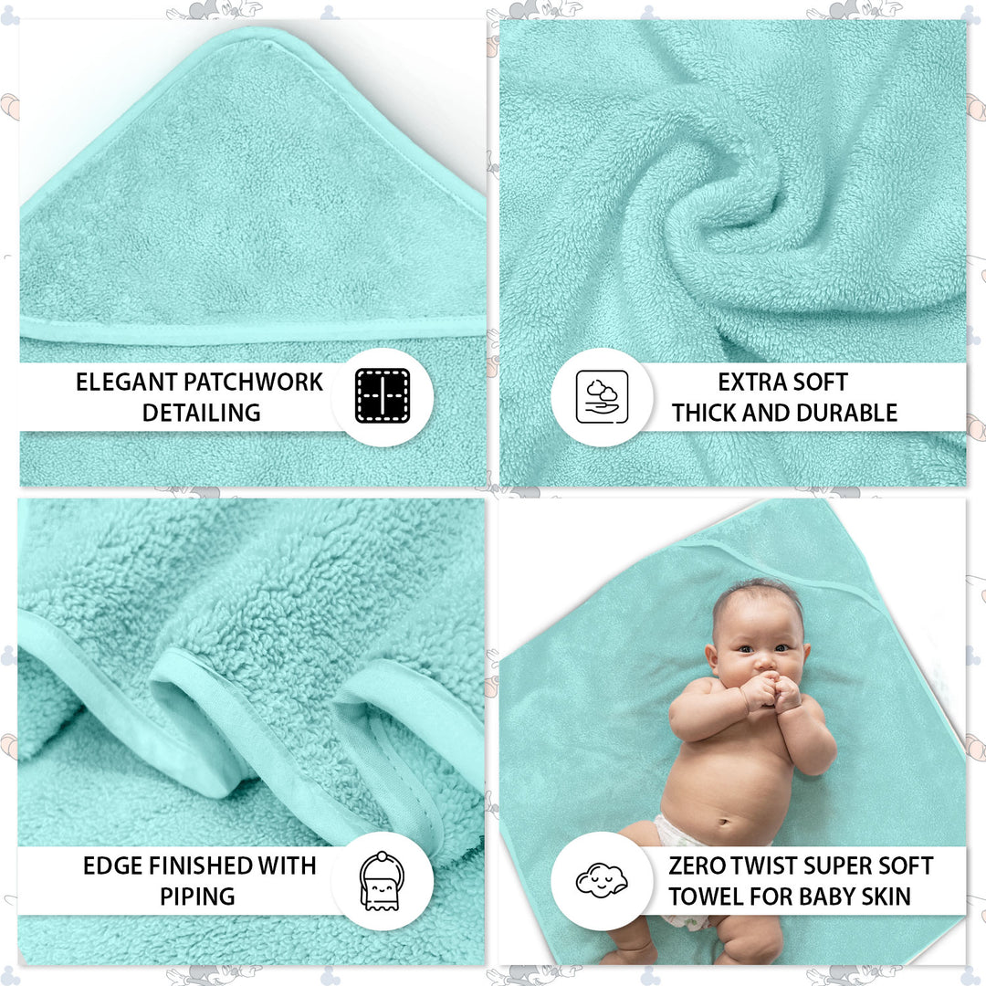 Tevel Zero Twist Baby Hooded Towel