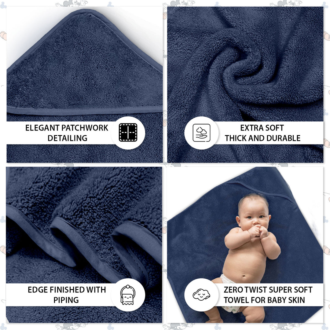 Tevel Zero Twist Baby Hooded Towel