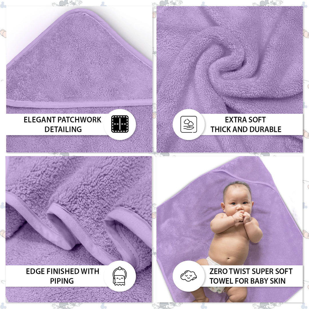 Tevel Zero Twist Baby Hooded Towel