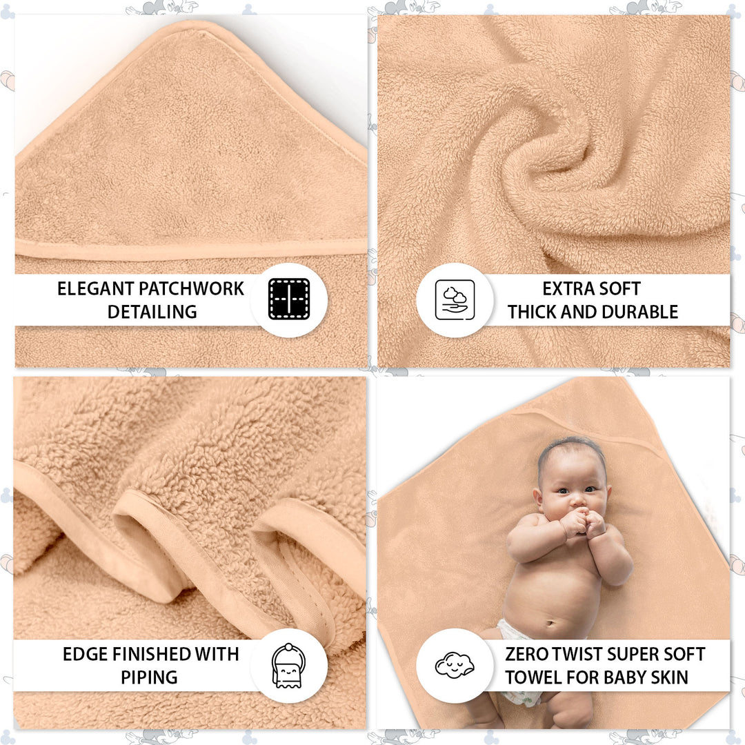 Tevel Zero Twist Baby Hooded Towel