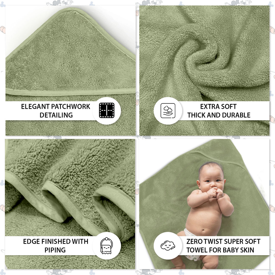 Tevel Zero Twist Baby Hooded Towel