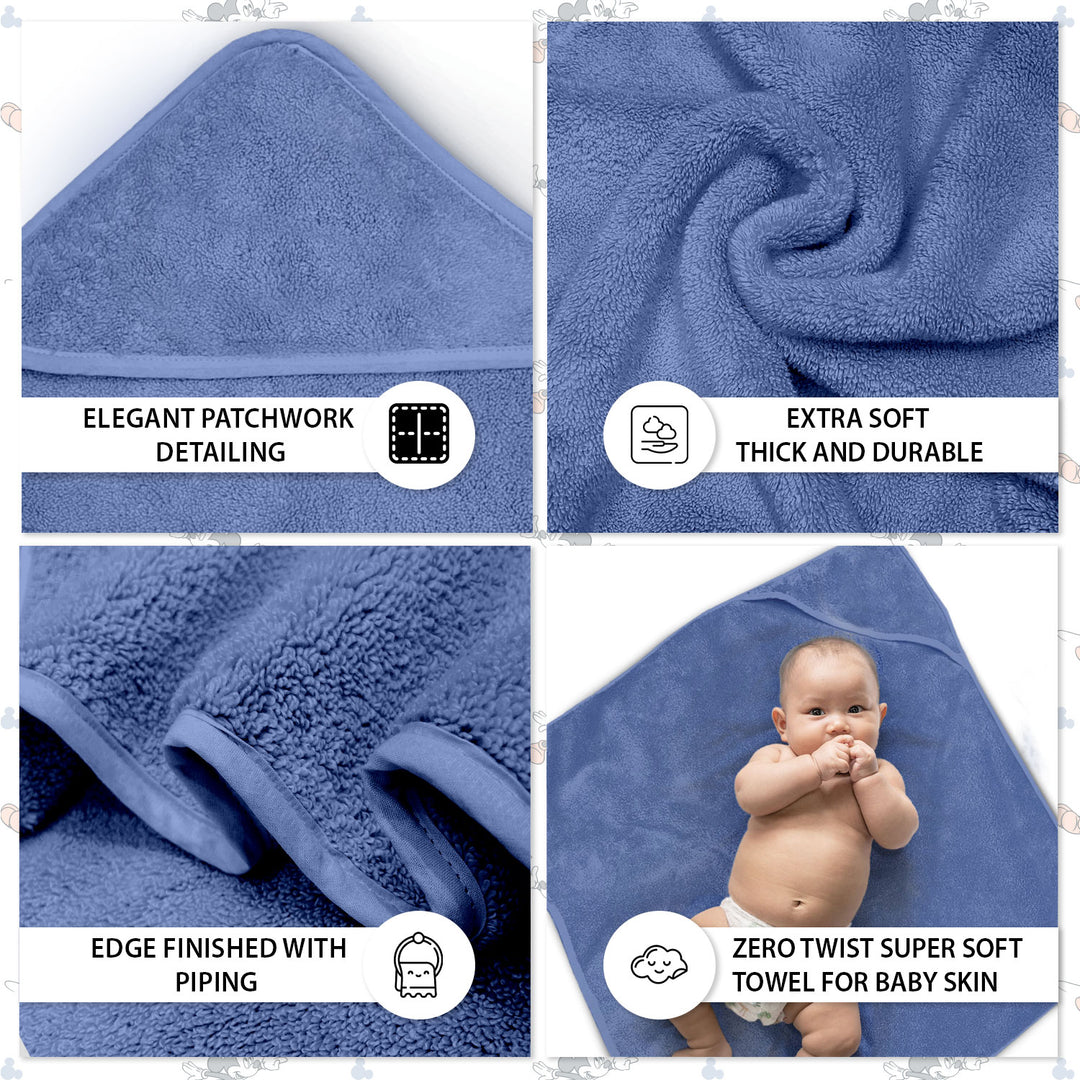 Tevel Zero Twist Baby Hooded Towel