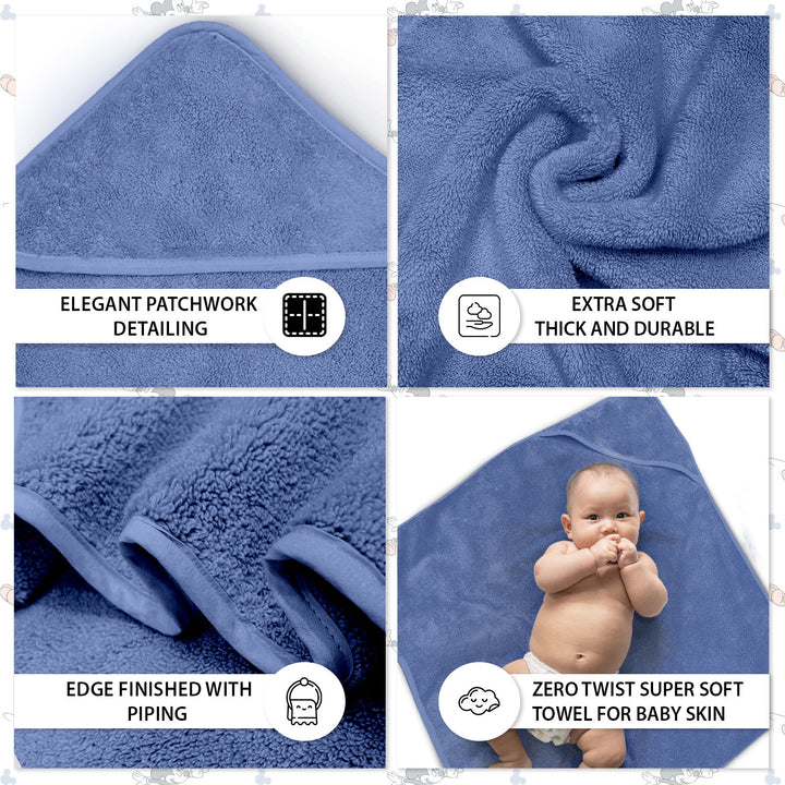 Tevel Zero Twist Baby Hooded Towel