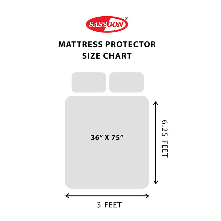 Mattress Protector Size Chart 36 X 75 by Sassoon Fab 