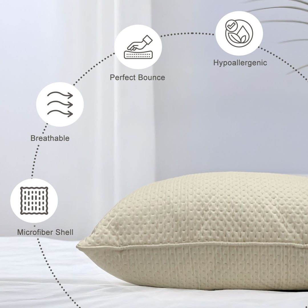 Laika Quilted Breathable Microfiber Pillow