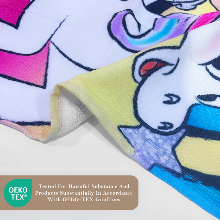 Disney Minnie & Unicorn Kids Bath Towel