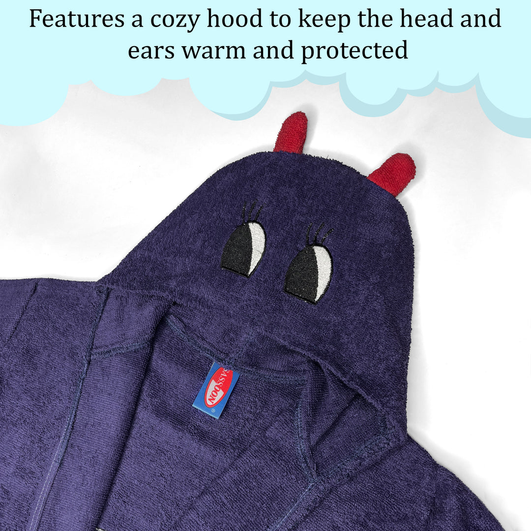 Hooded Bathrobe For Kids (Age 3-7 years)