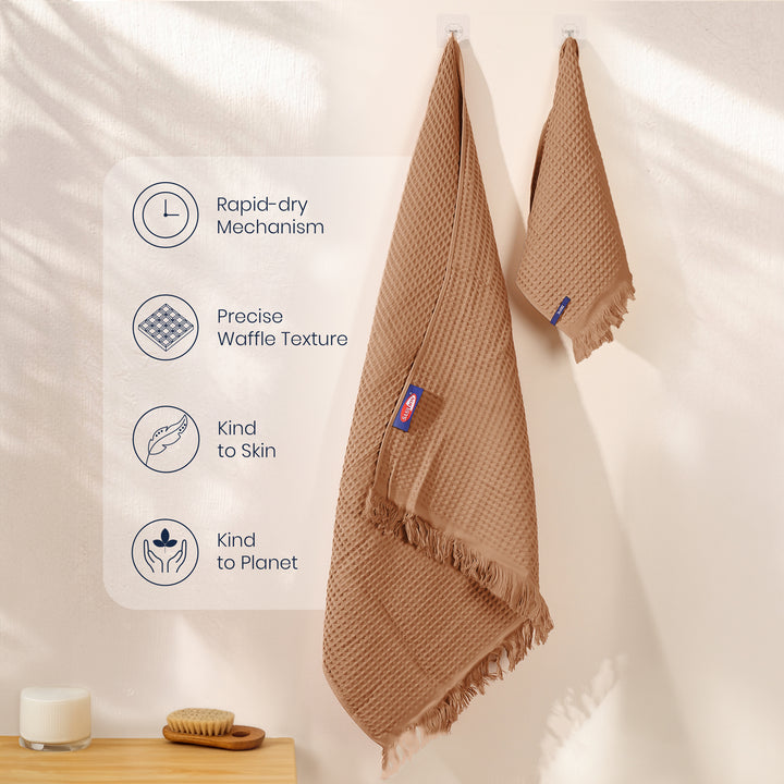 Brink 100% Cotton Premium Waffle Towel
