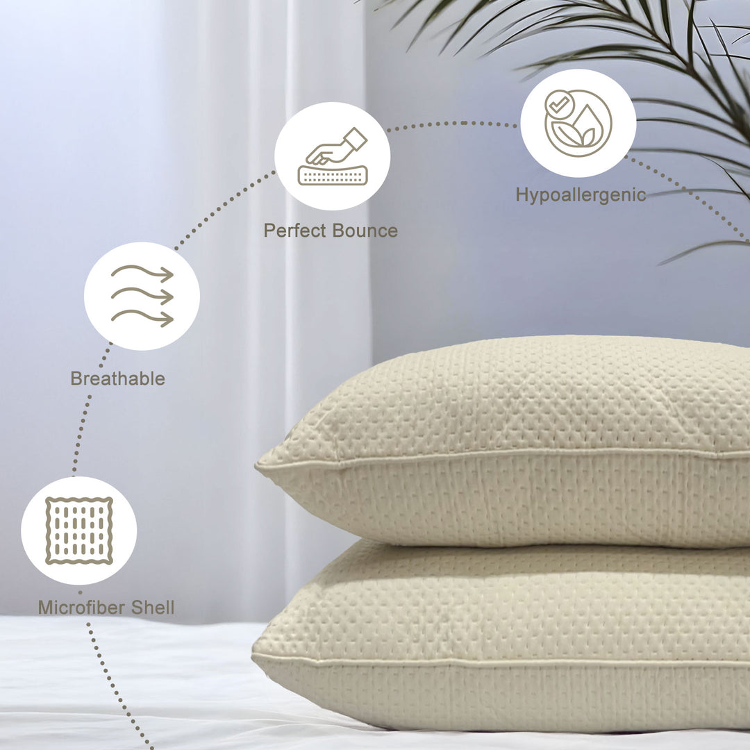 Laika Quilted Breathable Microfiber Pillow