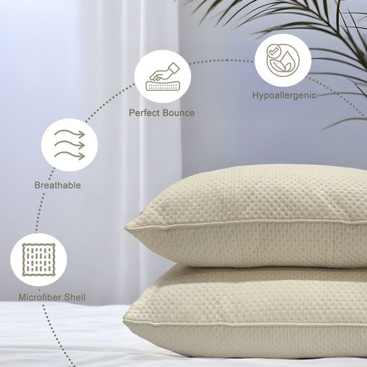 Laika Quilted Breathable Microfiber Pillow