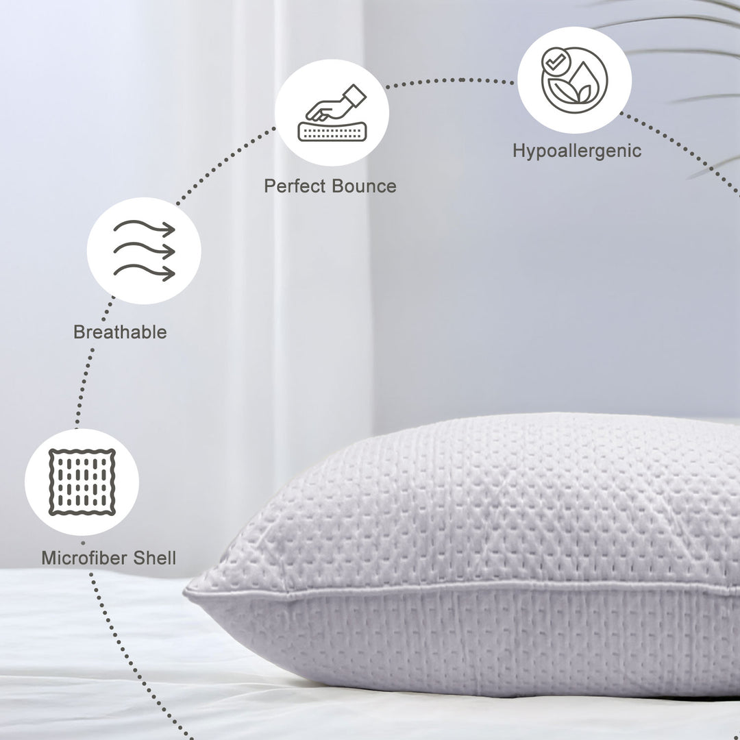 Laika Quilted Breathable Microfiber Pillow