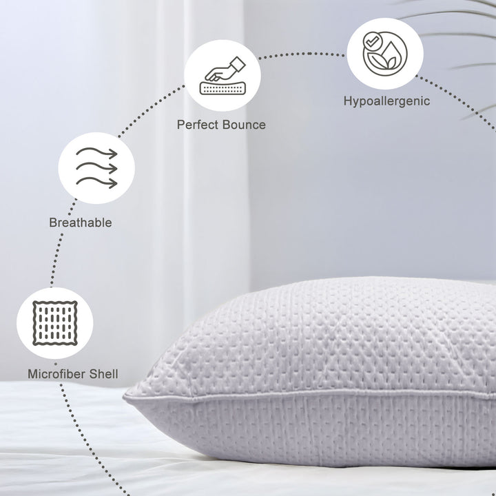 Laika Quilted Breathable Microfiber Pillow