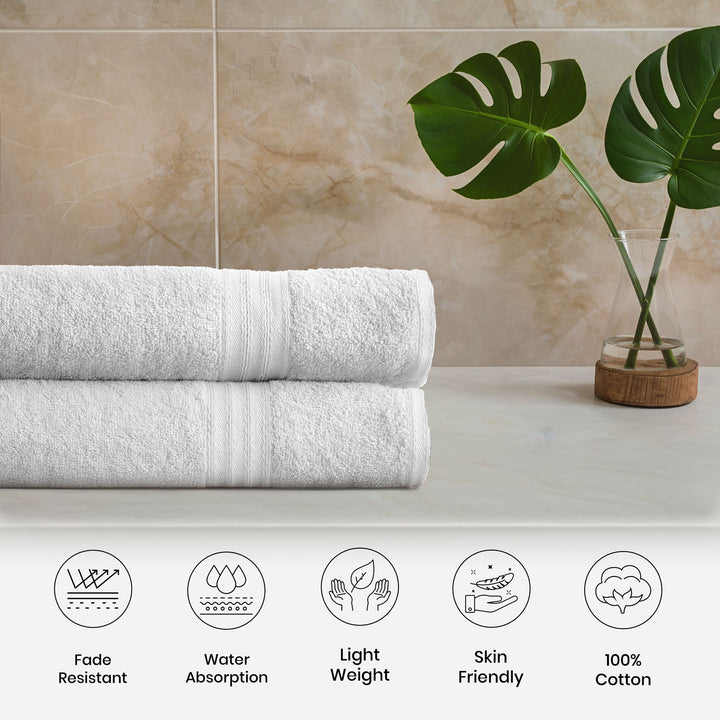 Kama 100% Cotton Hand Towel Pack in 450 GSM