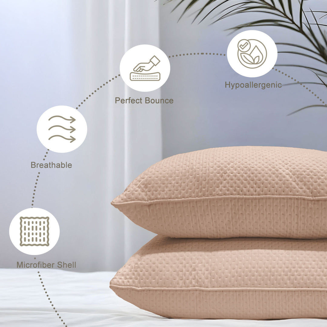 Laika Quilted Breathable Microfiber Pillow