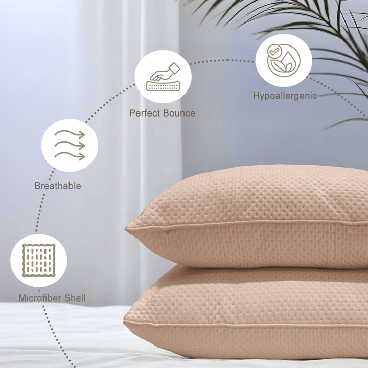 Laika Quilted Breathable Microfiber Pillow