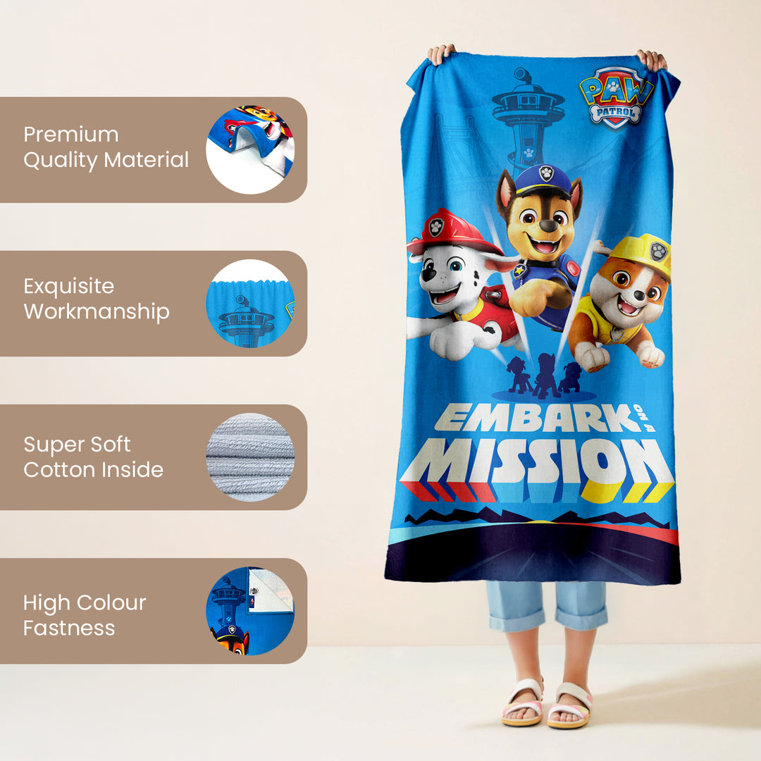 Paw Patrol Bath Towel For Kids