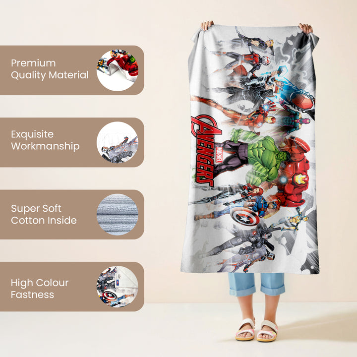 Marvel Avengers Bath Towel For Kids
