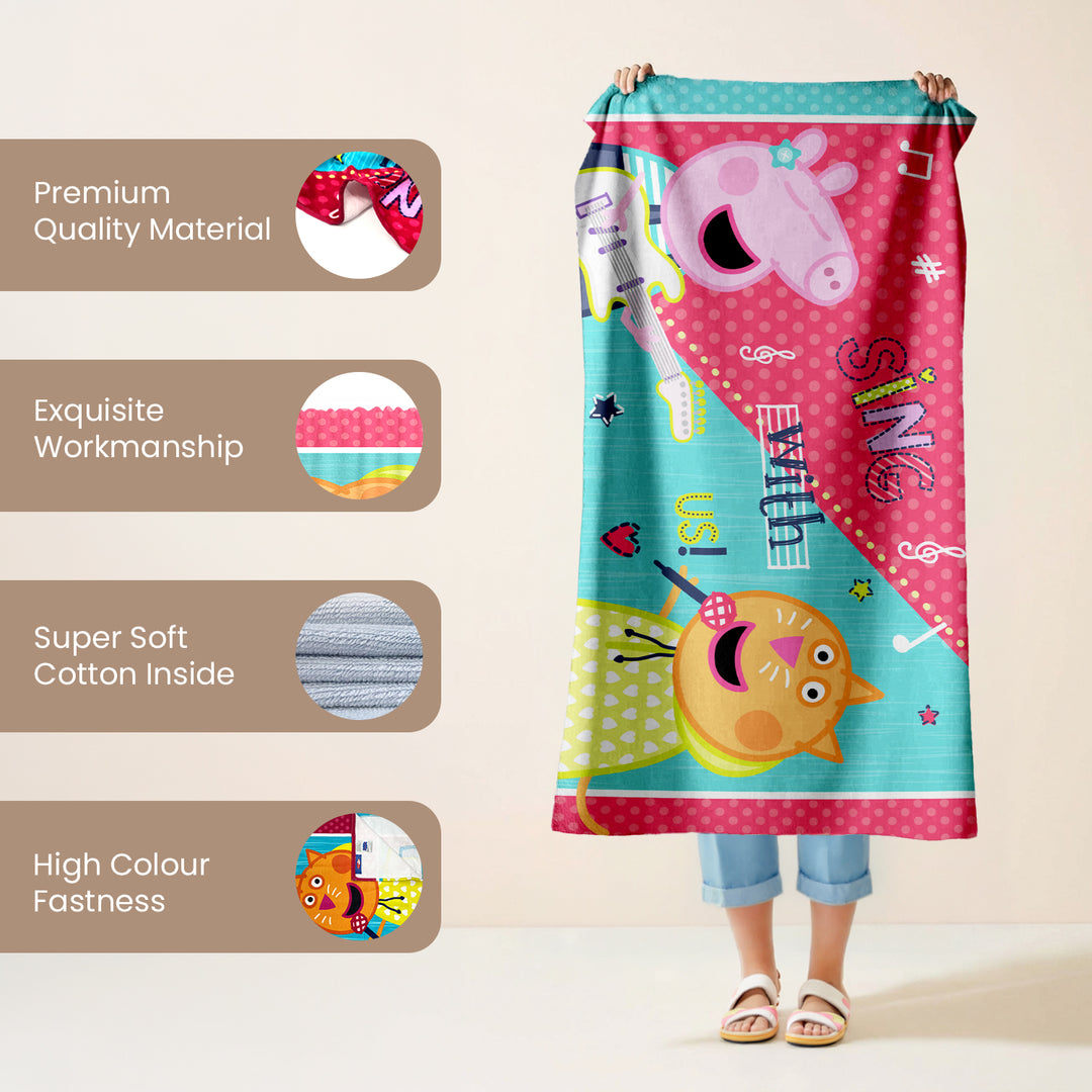 Peppa Pig Bath Towel For Kids