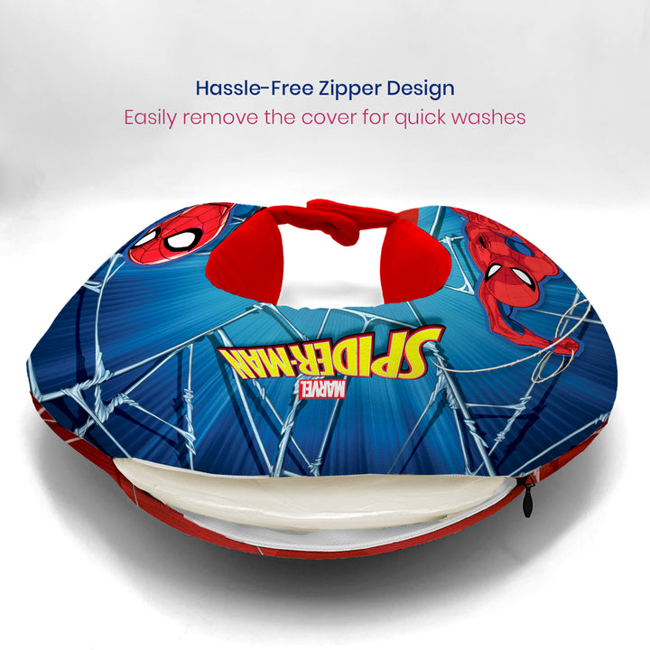 Marvel Spiderman Memory Foam Neck Pillow For Kids