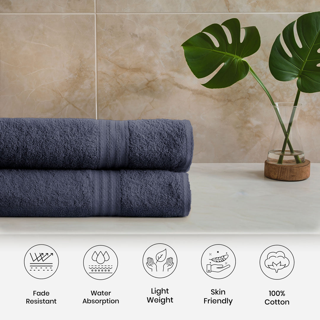 Kama 100% Cotton Hand Towel Pack in 450 GSM
