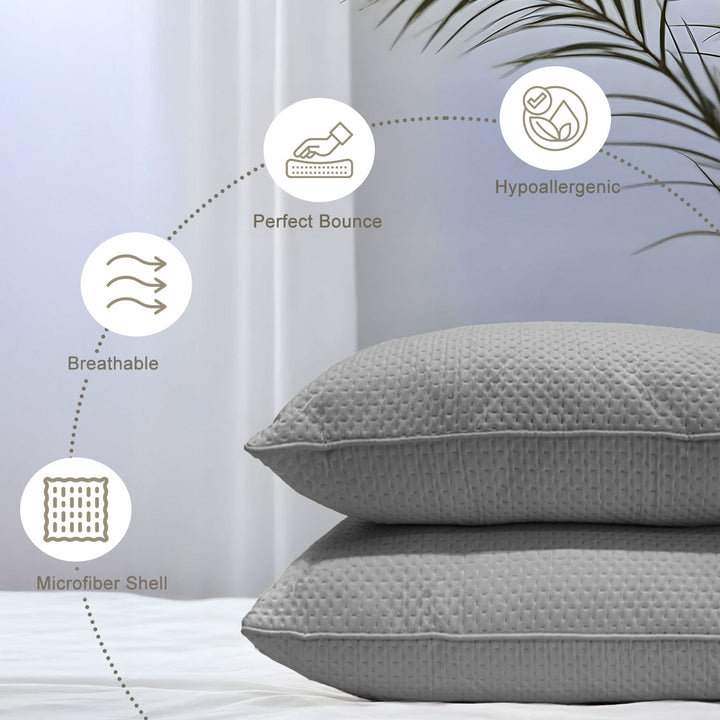 Laika Quilted Breathable Microfiber Pillow